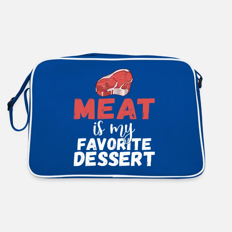 BBQ Grill Rindfleisch Liebhaber Geschenke Retro Tasche