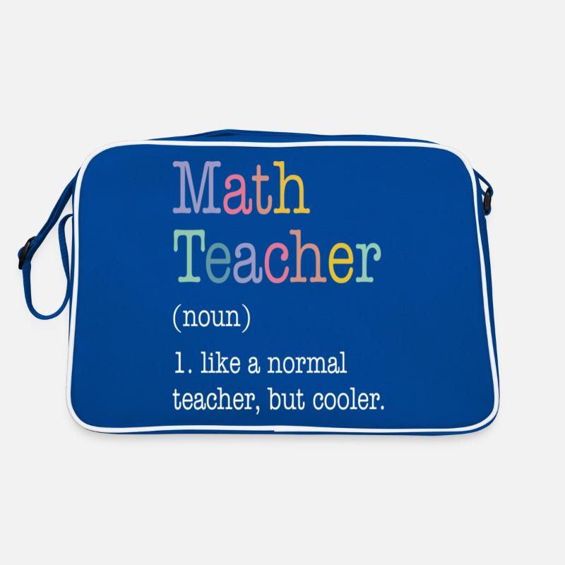 Professeur de mathématiques comme un professeur normal mais plus cool Sac Retro