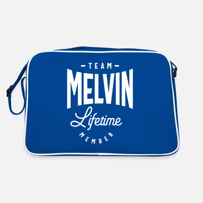 Melvin Personalisierter Name Retro Tasche