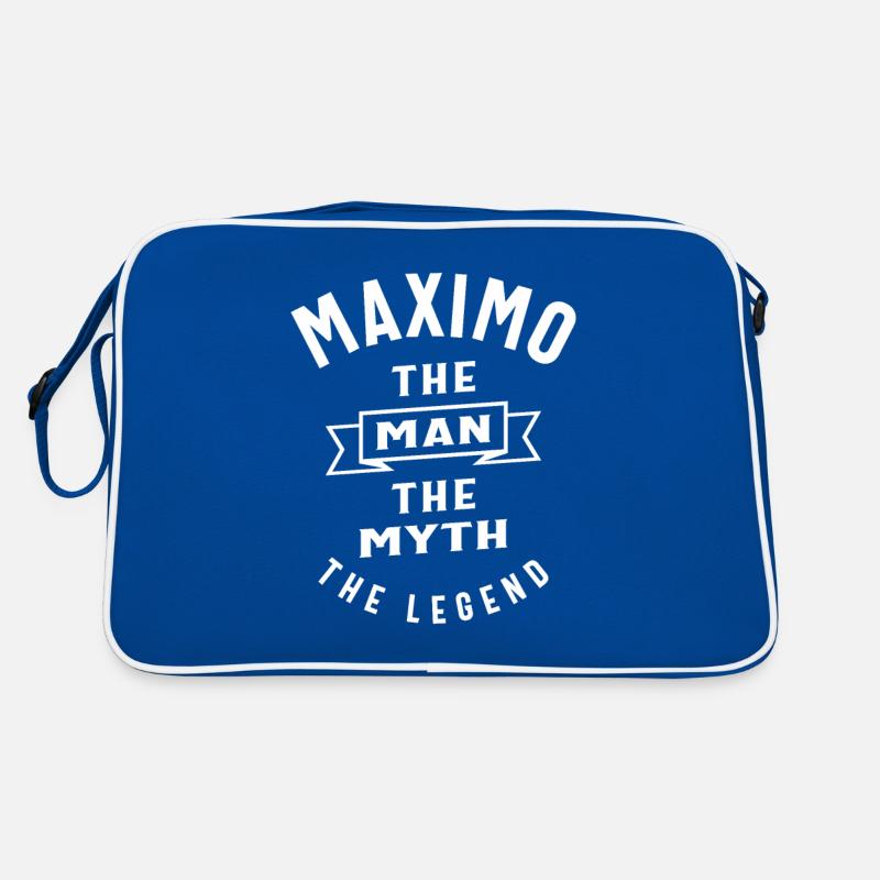 Nom personnalisé Maximo Sac Retro