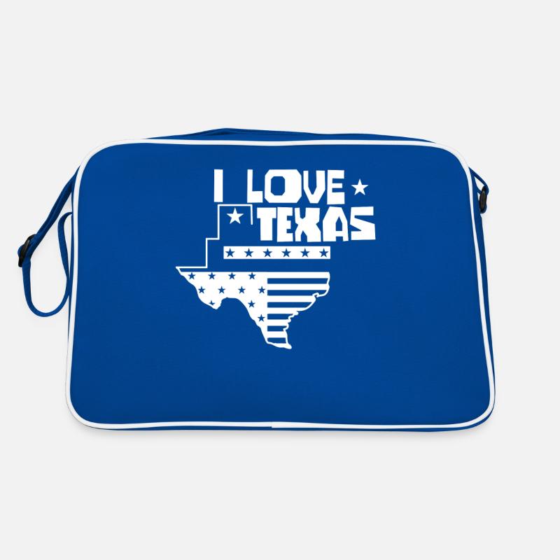 I Love Texas Texas Sayings Texas Pride Retro Bag