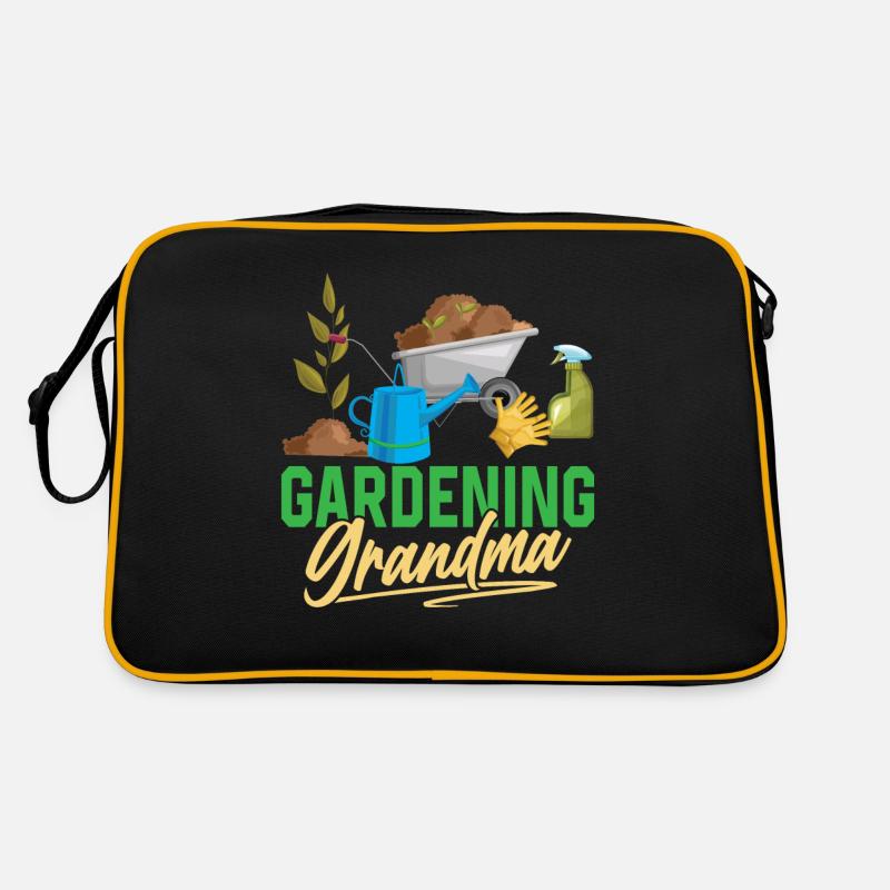 Gartenarbeit Oma Garten Großmutter Gärtnerin Retro Tasche