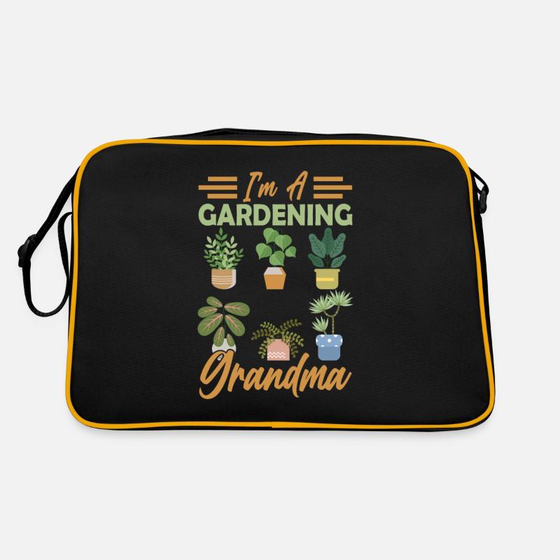 Ich Bin Eine Gärtnernde Oma Garten Großmutter Retro Tasche