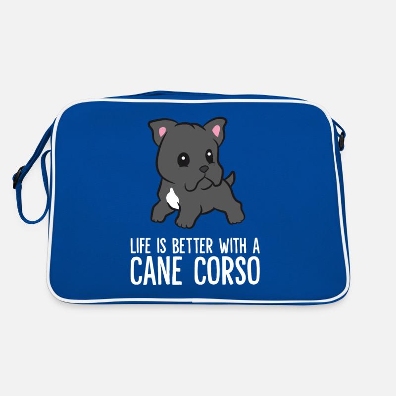 Life Is Better With A Cane Corso Dog Retro Bag