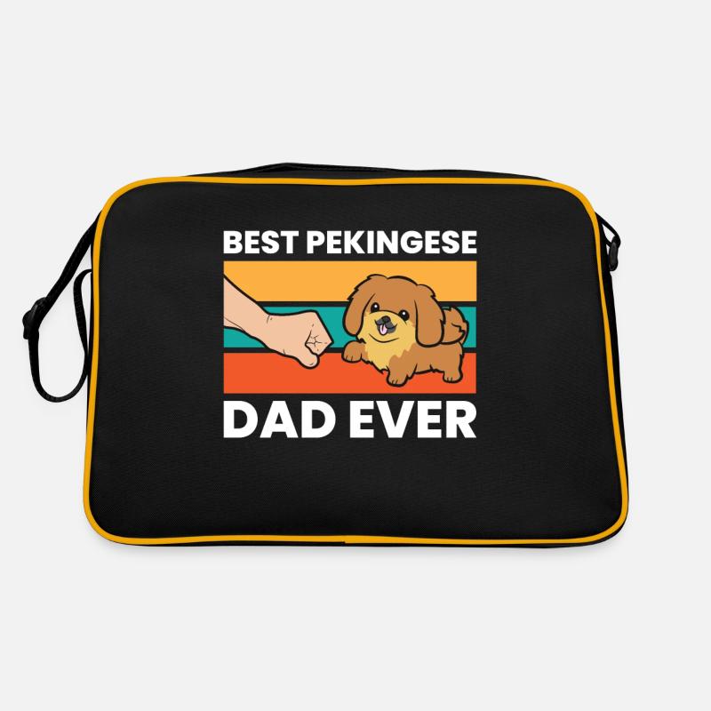 Best Pekingese Dad Ever Retro Tasche
