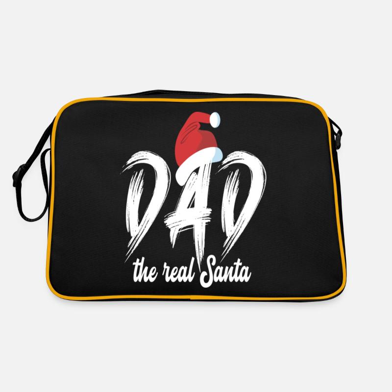 Christmas Dad the real Santa Retro Tasche