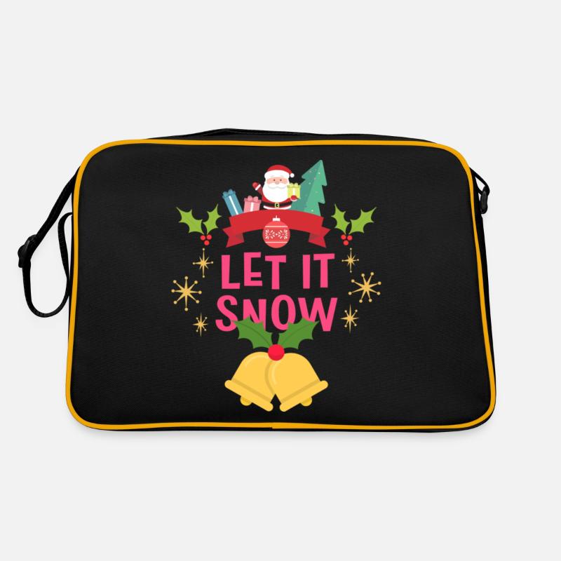 Christmas Let It Snow Retro Bag