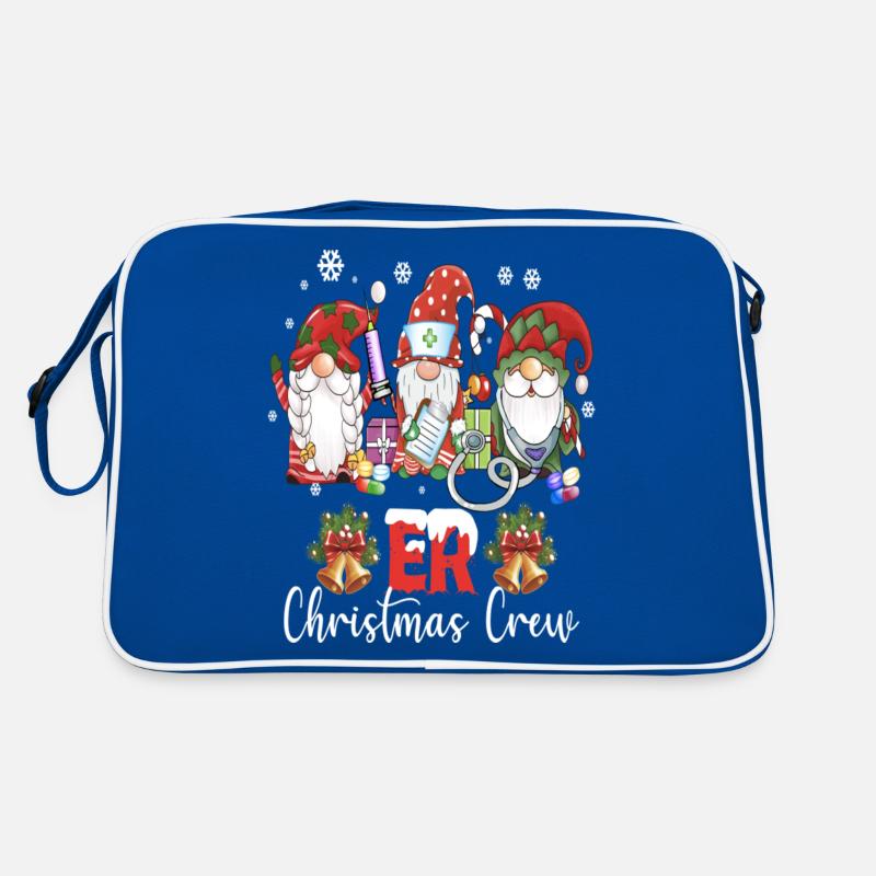 Infirmière Urgences Équipage de Noël Infirmière Escouade Gnomes Pyjamas Sac Retro