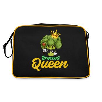 Brocoli Queen - Sac Retro - noir/or - Dos