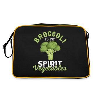 Brocoli - Sac Retro - noir/or - Dos