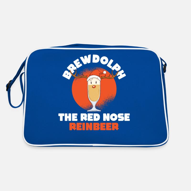 Brewdolph Christmas Dinner Gift Retro Bag