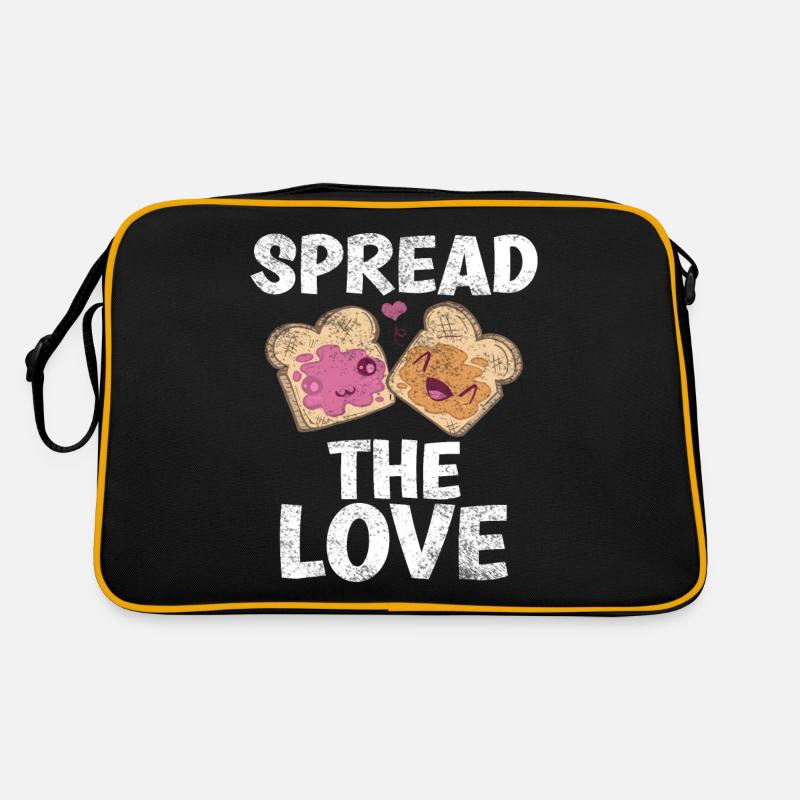 Répandez le sort d’amour avec de l’art cool Sac Retro