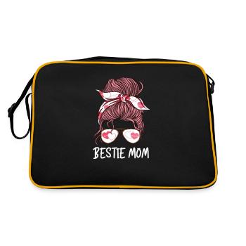Bête Maman Lunettes de soleil Bandeau Mère - Sac Retro - noir/or - Dos
