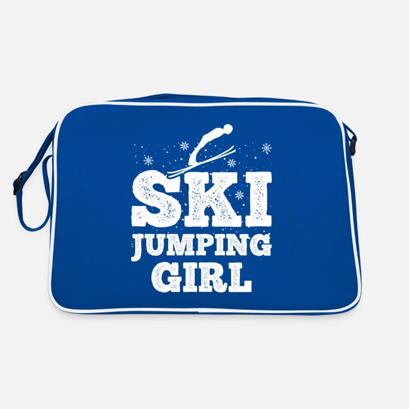 Saut à ski filles piste ski de saut à ski Sac Retro