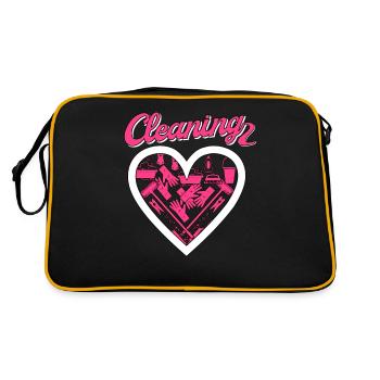 Housekeeper Maid Cleaner - Retro Bag - black/gold - Back
