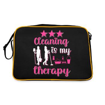 Housekeeper Maid Cleaner - Retro Bag - black/gold - Back