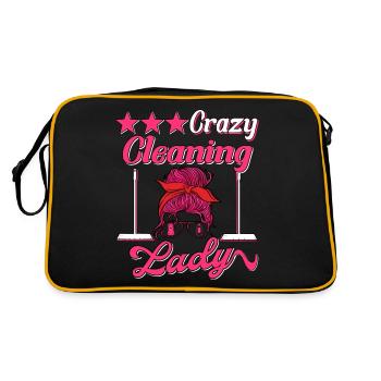 Housekeeper Maid Cleaner - Retro Bag - black/gold - Back