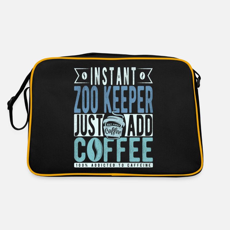 Tierpfleger Kaffee Spruch Retro Tasche