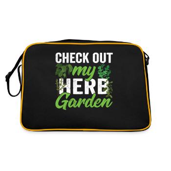 View my herb garden Herbs - Retro Bag - black/gold - Back