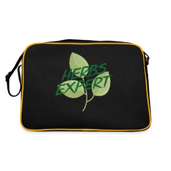 Herb Expert Herb Garden Herb Herb - Retro Bag - black/gold - Back