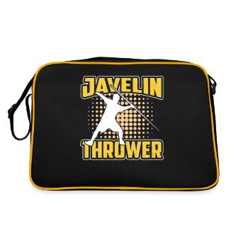 Lanceur de javelot Lancer de javelot Lancer de javelot - Sac Retro - noir/or - Dos