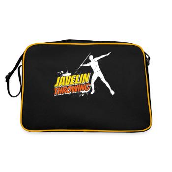 Lanceur de javelot Lancer de javelot Lancer de javelot - Sac Retro - noir/or - Dos