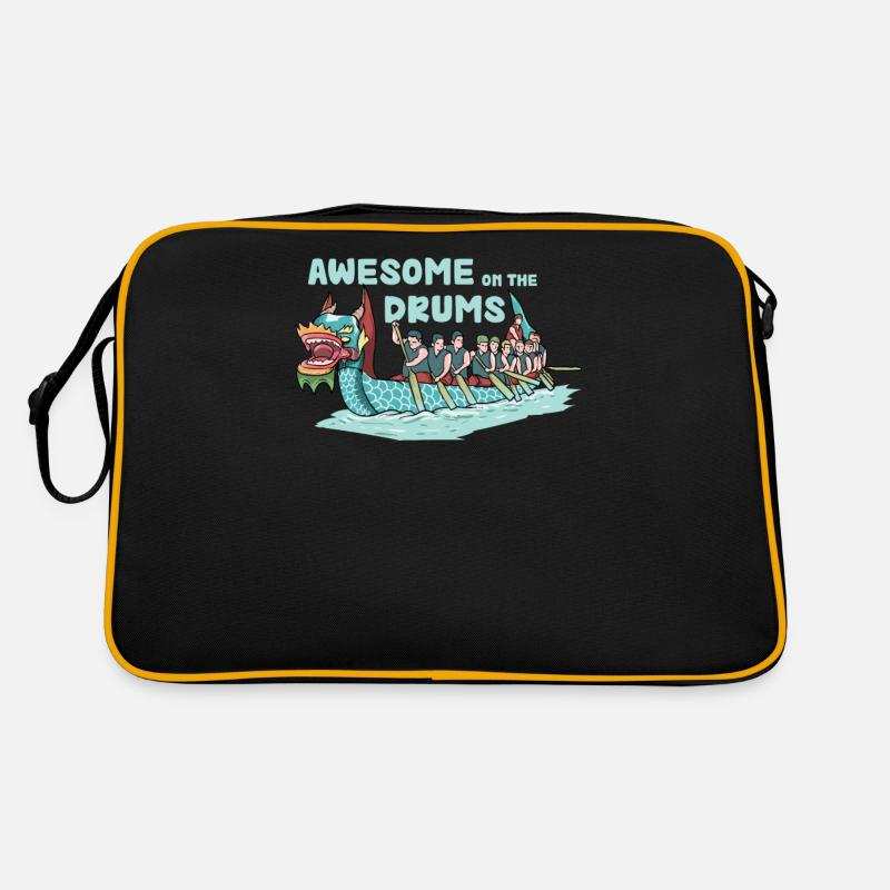 Drachenboot Paddelboot Japan japanisches Rudern Retro Tasche