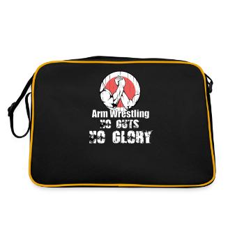 Arm wrestling tree felling weight training Armwrestling - Retro Bag - black/gold - Back
