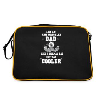 Arm wrestling tree felling weight training Armwrestling - Retro Bag - black/gold - Back
