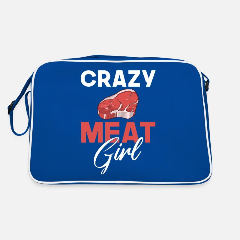 BBQ Grill Rindfleisch Liebhaber Geschenke Retro Tasche