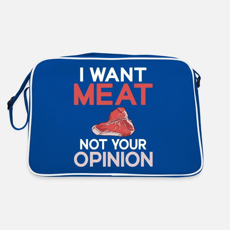 BBQ Grill Rindfleisch Liebhaber Geschenke Retro Tasche