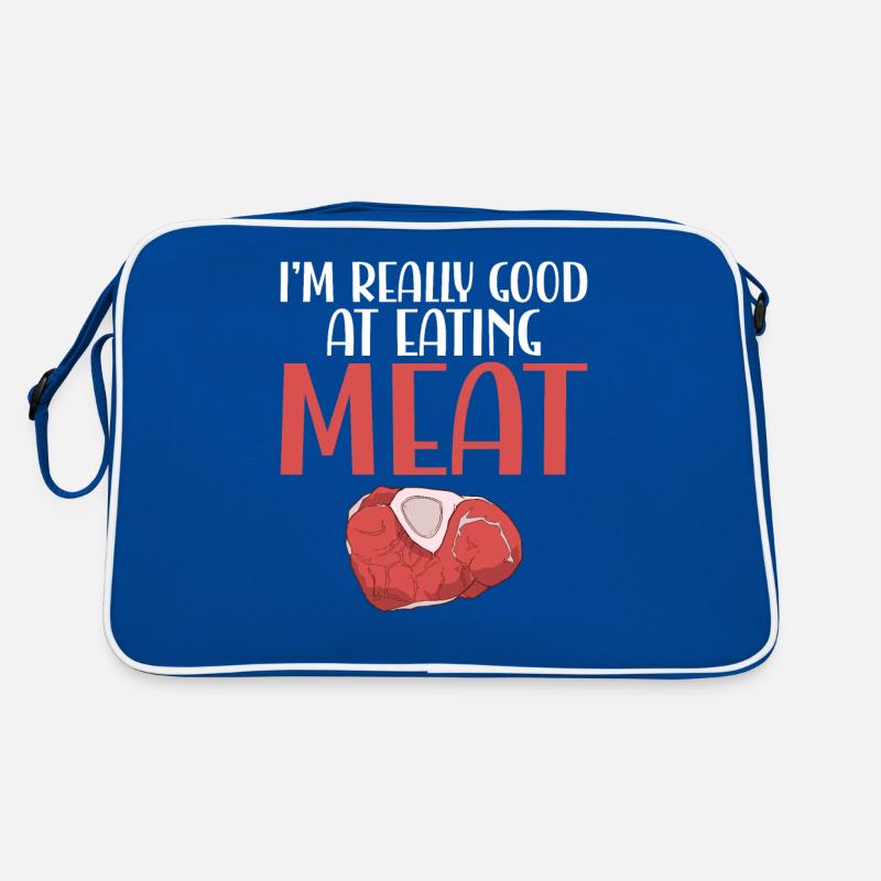 BBQ Grill Rindfleisch Liebhaber Geschenke Retro Tasche