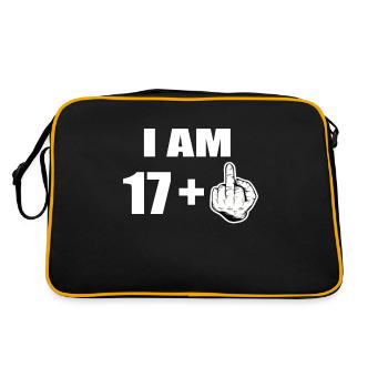 18th birthday - Retro Bag - black/gold - Back
