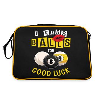 Pocketologist Billard Billard 8 Ball - Sac Retro - noir/or - Dos