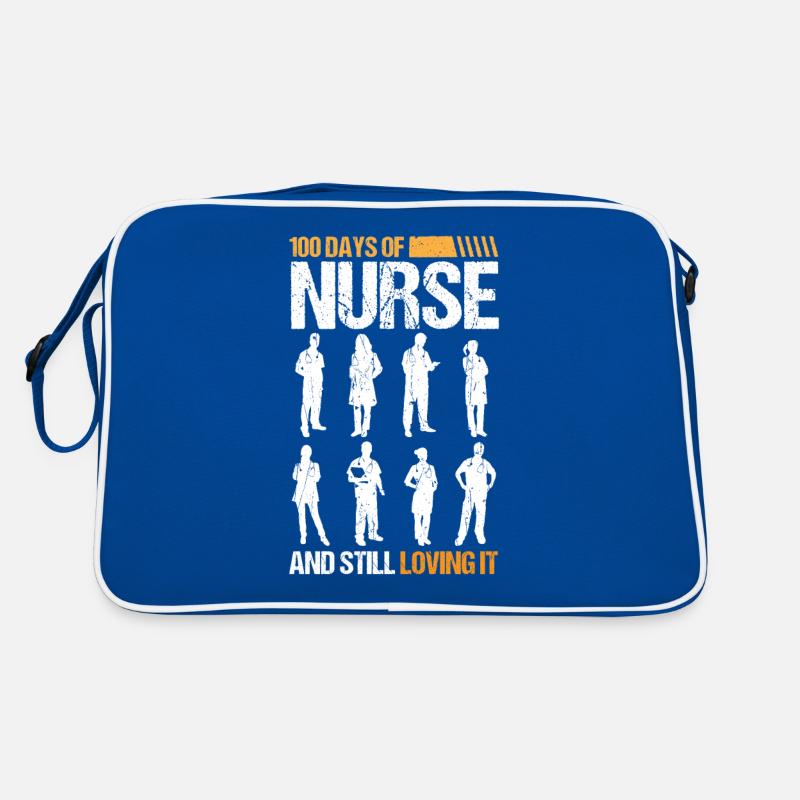 Infirmière 100 jours de vie amoureuse infirmière Sac Retro