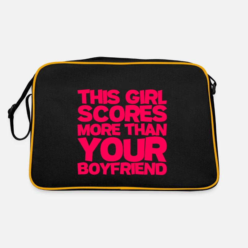 Cette fille marque plus que votre petit ami Sac Retro