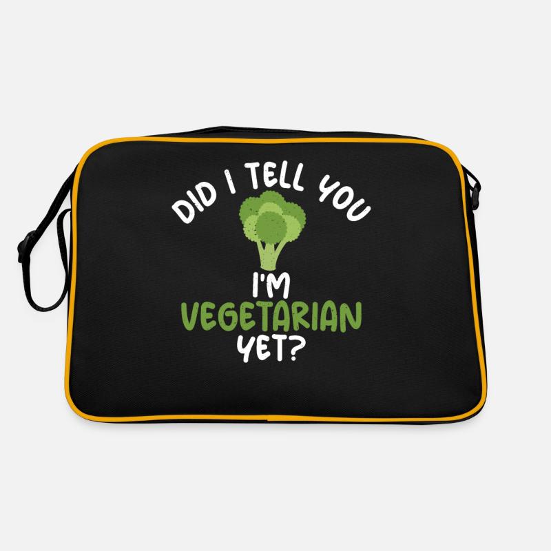 Vegetable Lover Vegetarian Gifts Retro Bag