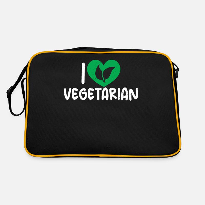 Vegetable Lover Vegetarian Gifts Retro Bag