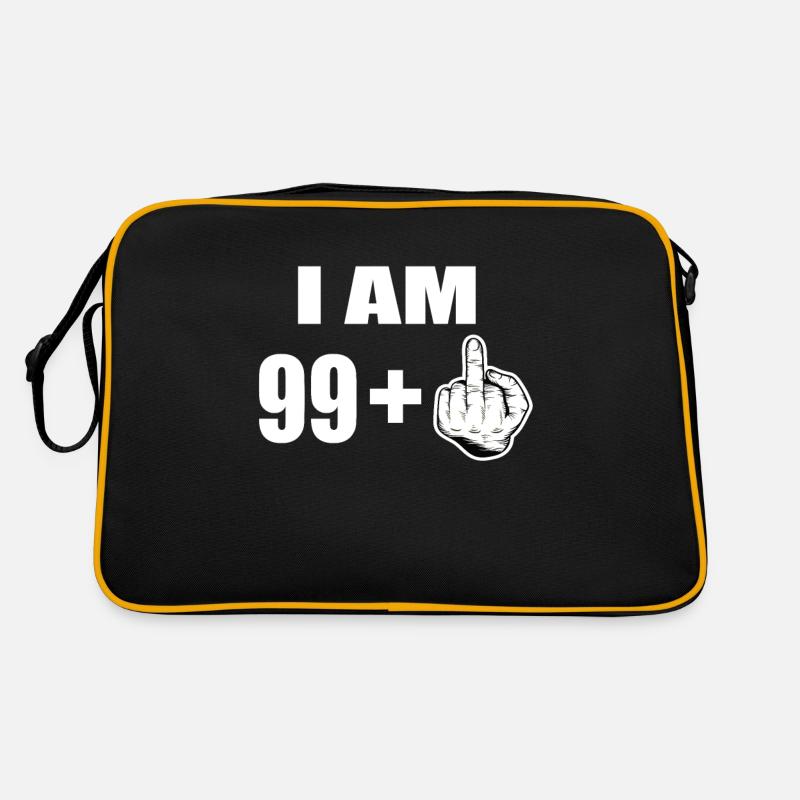 100e anniversaire - Sac Retro - noir/or