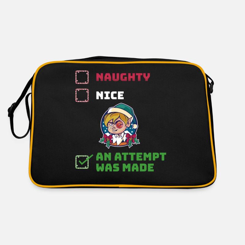 An Attempt Was Made Unartig oder nett Geschenk Retro Tasche