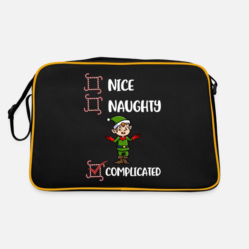 Its Complicated Naughty or Cute Gift Retro Bag