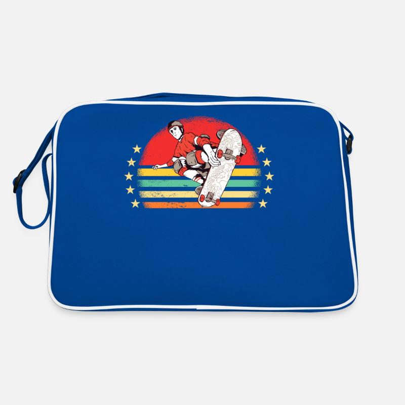 Skaters Skate Skateboarding Skateboard Retro Bag