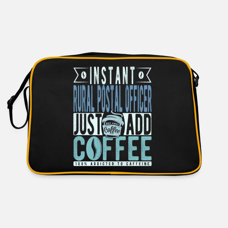 Café de l’agent postal rural disant Sac Retro