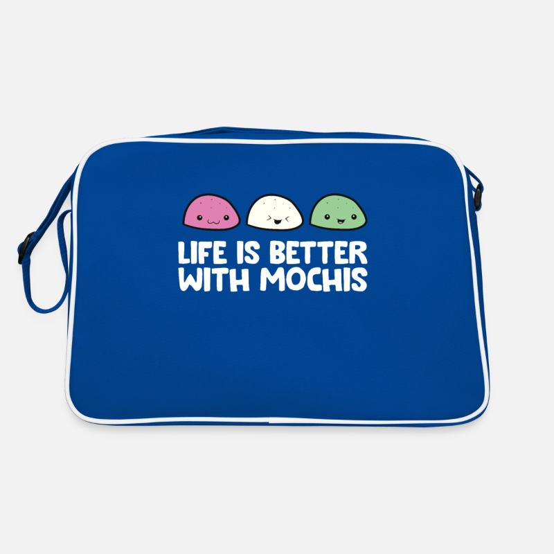 Das Leben ist besser mit Mochis Retro Tasche