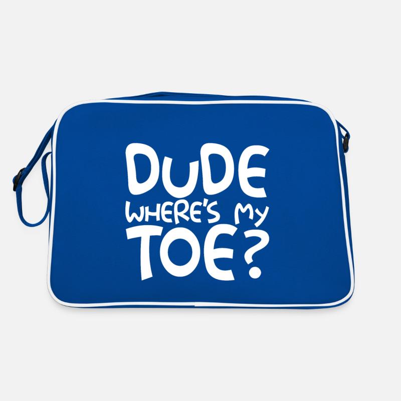 Mec où est mon orteil Sac Retro