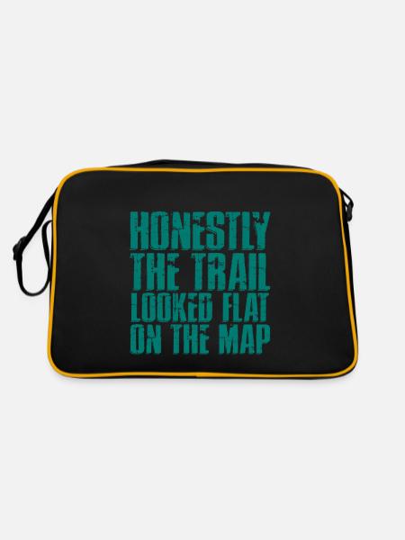 Honnêtement, le sentier avait l’air plat sur la carte 3 - Sac Retro - noir/or - Dos
