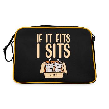 Si ça convient, je m’assois 4 - Sac Retro - noir/or - Dos