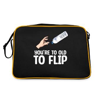 Water Bottle Flipping Bottle Turning - Retro Bag - black/gold - Back