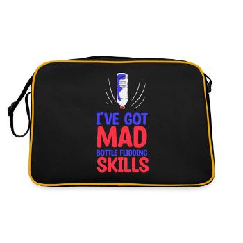 Water Bottle Flipping Bottle Turning - Retro Bag - black/gold - Back