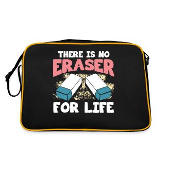 Eraser Costume Gift - Retro Bag - black/gold - Back